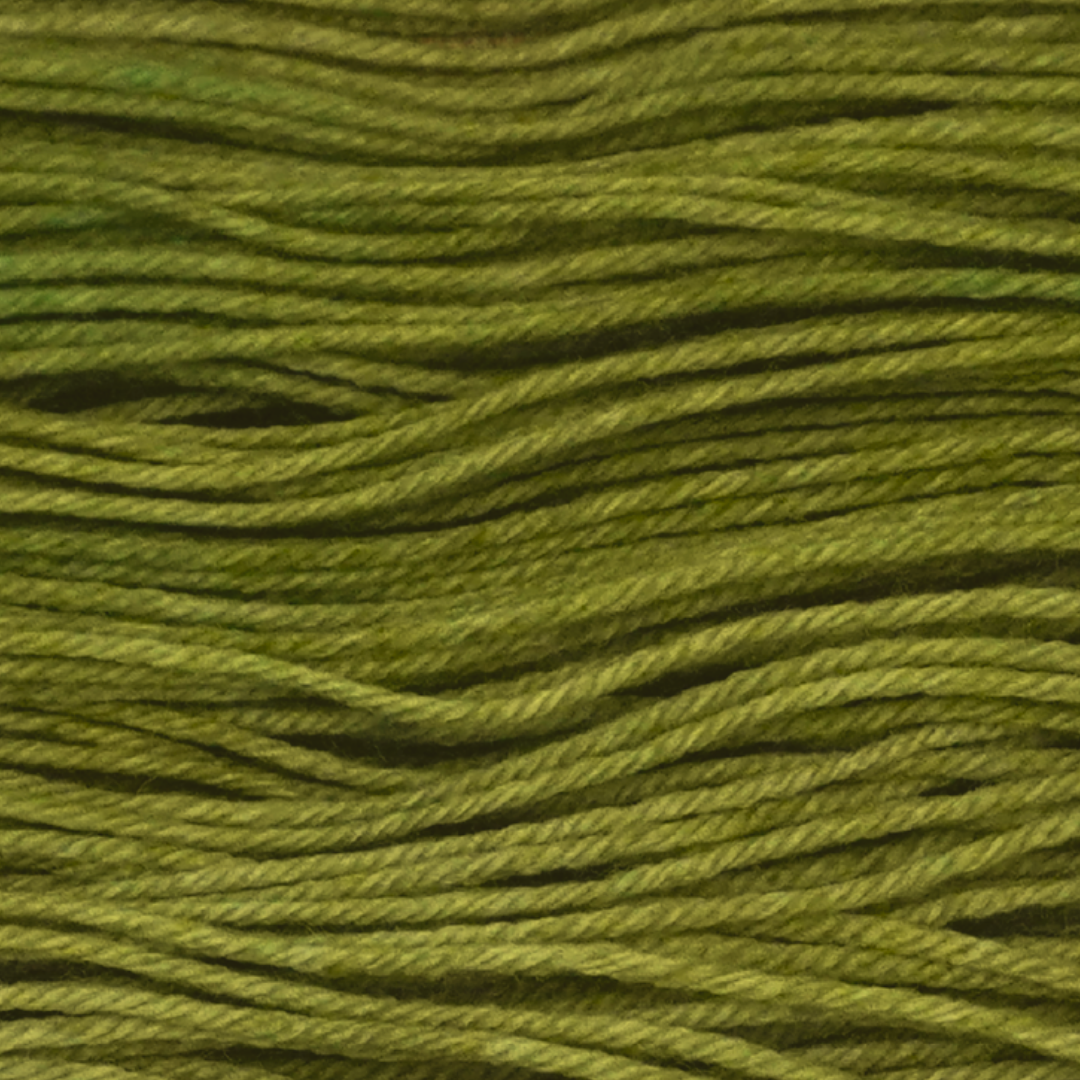 Spruce the Juice Color Bar Plush Sock fingering weight yarn, close-up of the color