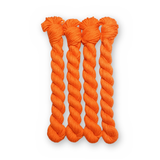 Tangerine Color Bar Plush DK weight yarn, 20g mini skein