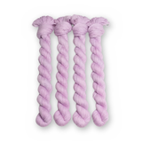 Thistledown Color Bar Plush Sock fingering weight yarn, 20g mini skein