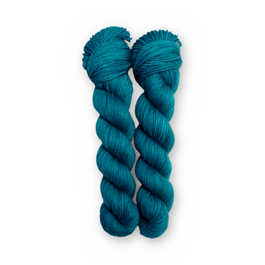 Twilight Pines DK Color Quartet main color: Twilight Pines Color Bar Plush DK weight yarn, 50g skein