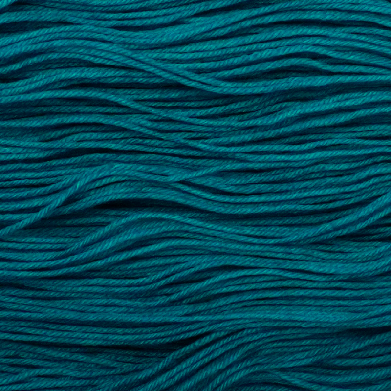 Twilight Pines Color Bar Plush Sock fingering weight yarn, close-up of the color