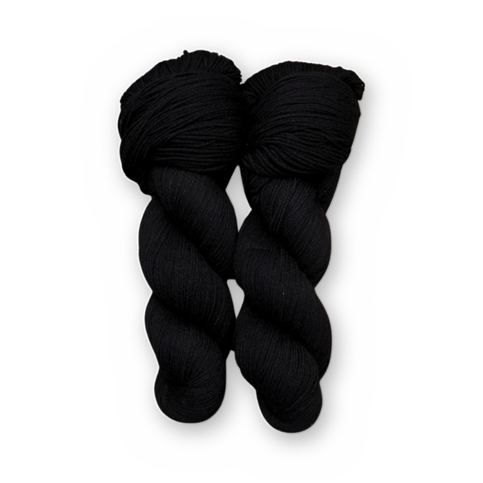 Undead & Fabulous Sock Set main color: Undead & Fabulous Color Bar Plush Sock fingering weight yarn, 100g skein