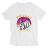 Knitting AF Unisex V-Neck T-Shirt