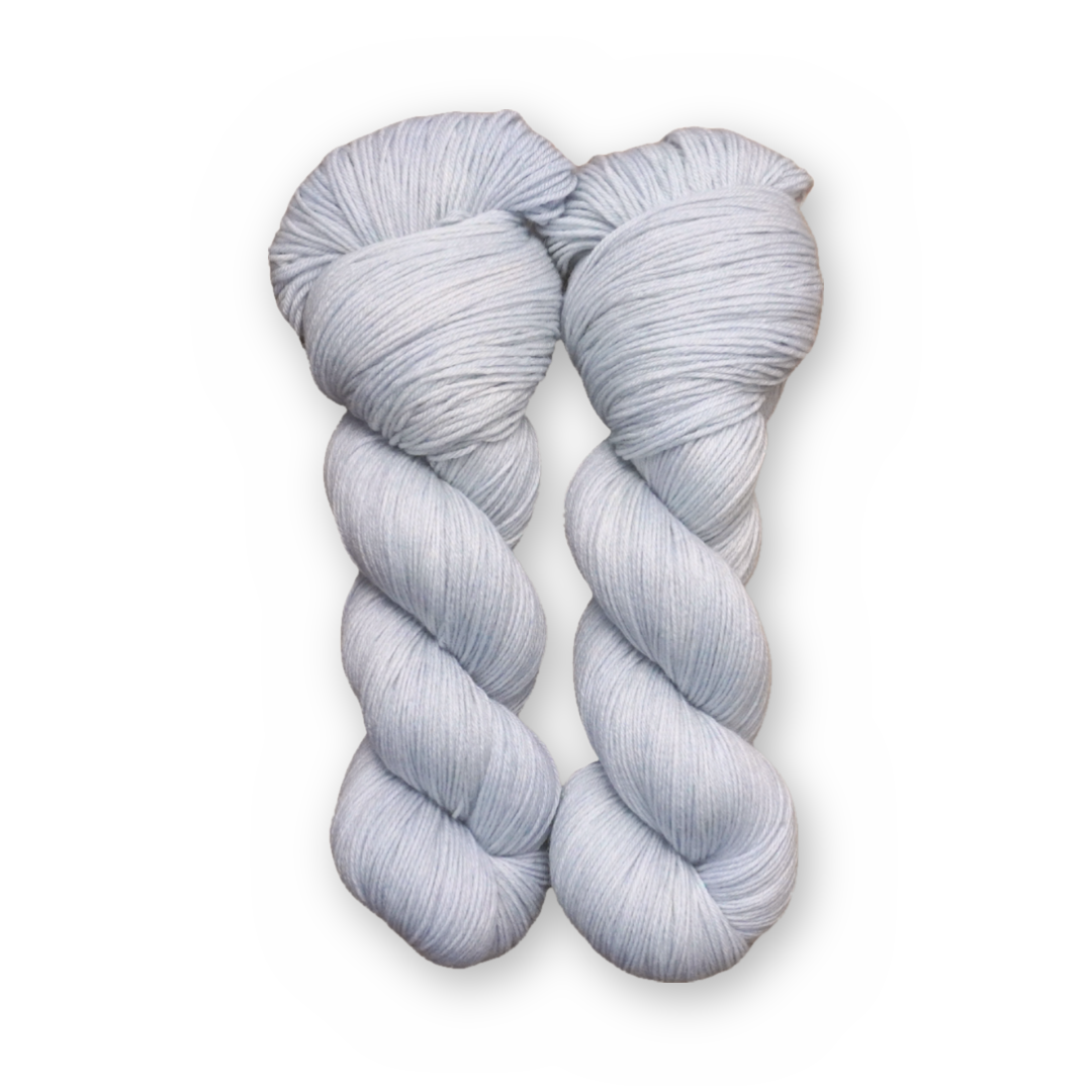 Vintage Denim Color Bar Plush Sock fingering weight yarn, 100g skein