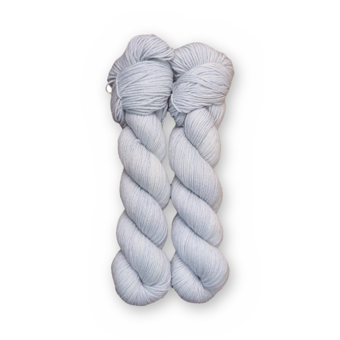 Vintage Denim Color Bar Plush Sock fingering weight yarn, 50g skein