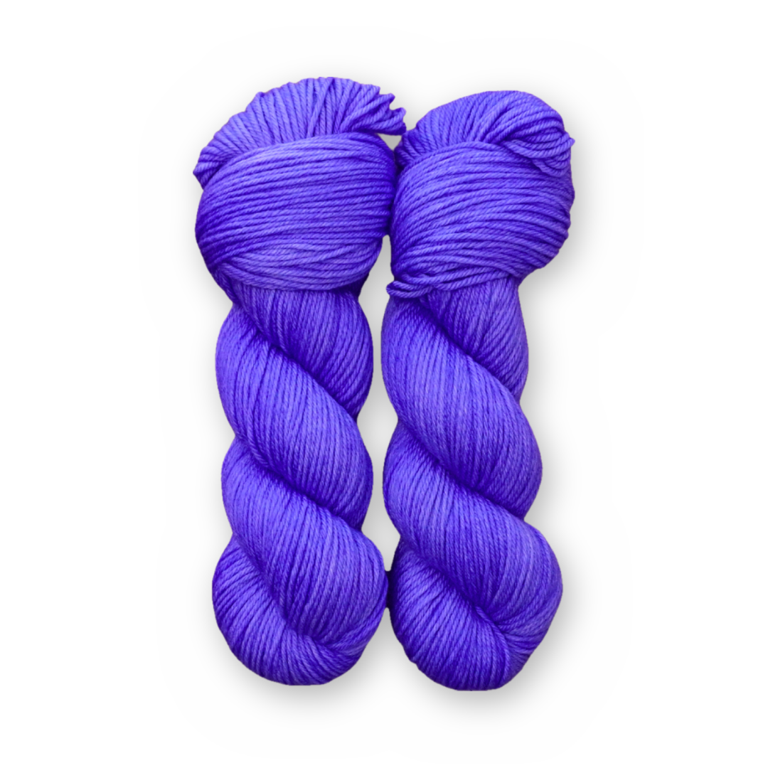 Wish Granted DK Sock Set main color: Wish Granted Color Bar Plush DK weight yarn, 100g skein