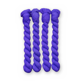 Wish Granted Color Bar Plush Sock fingering weight yarn, 20g mini skein