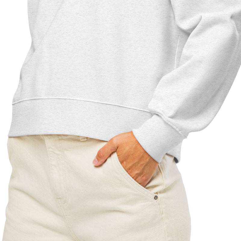 NeuroSpicy Knitter Cropped Women’s Organic Sweatshirt