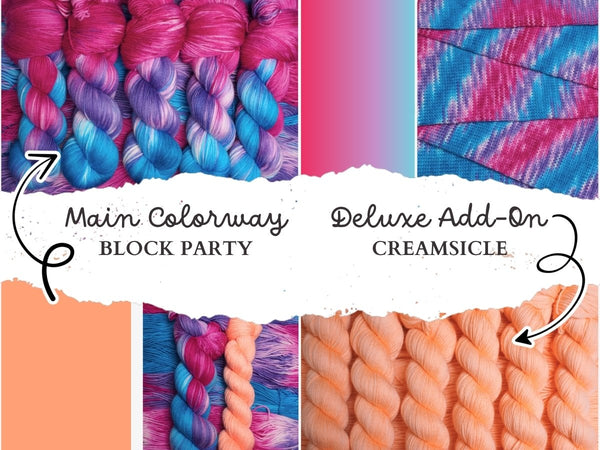 August box: Block Party and Creamsicle