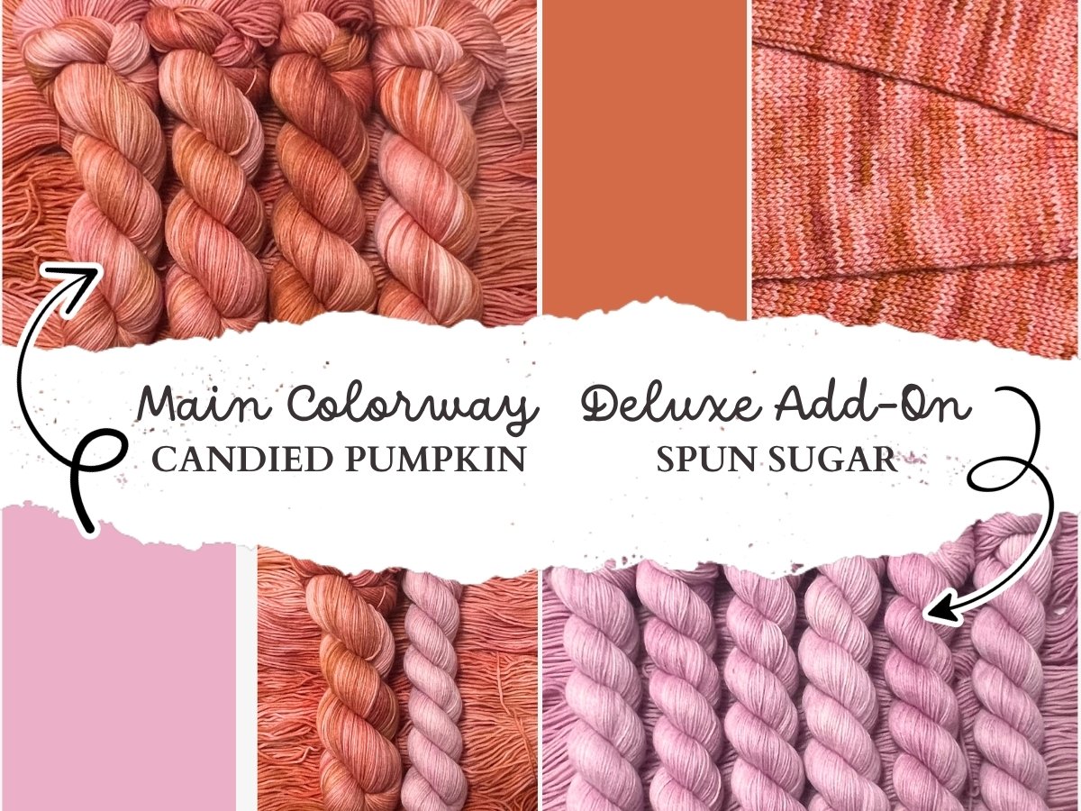 October Yarnable box: Candied Pumpkin with Spun Sugar