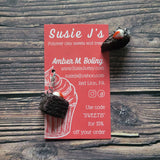 Chocolate Cake Stitch Marker