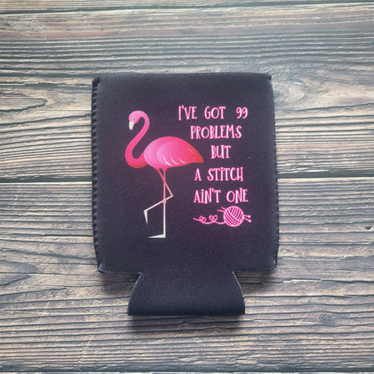 Flamingo Can Koozie