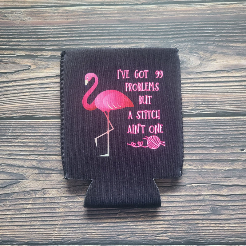 Flamingo Can Koozie