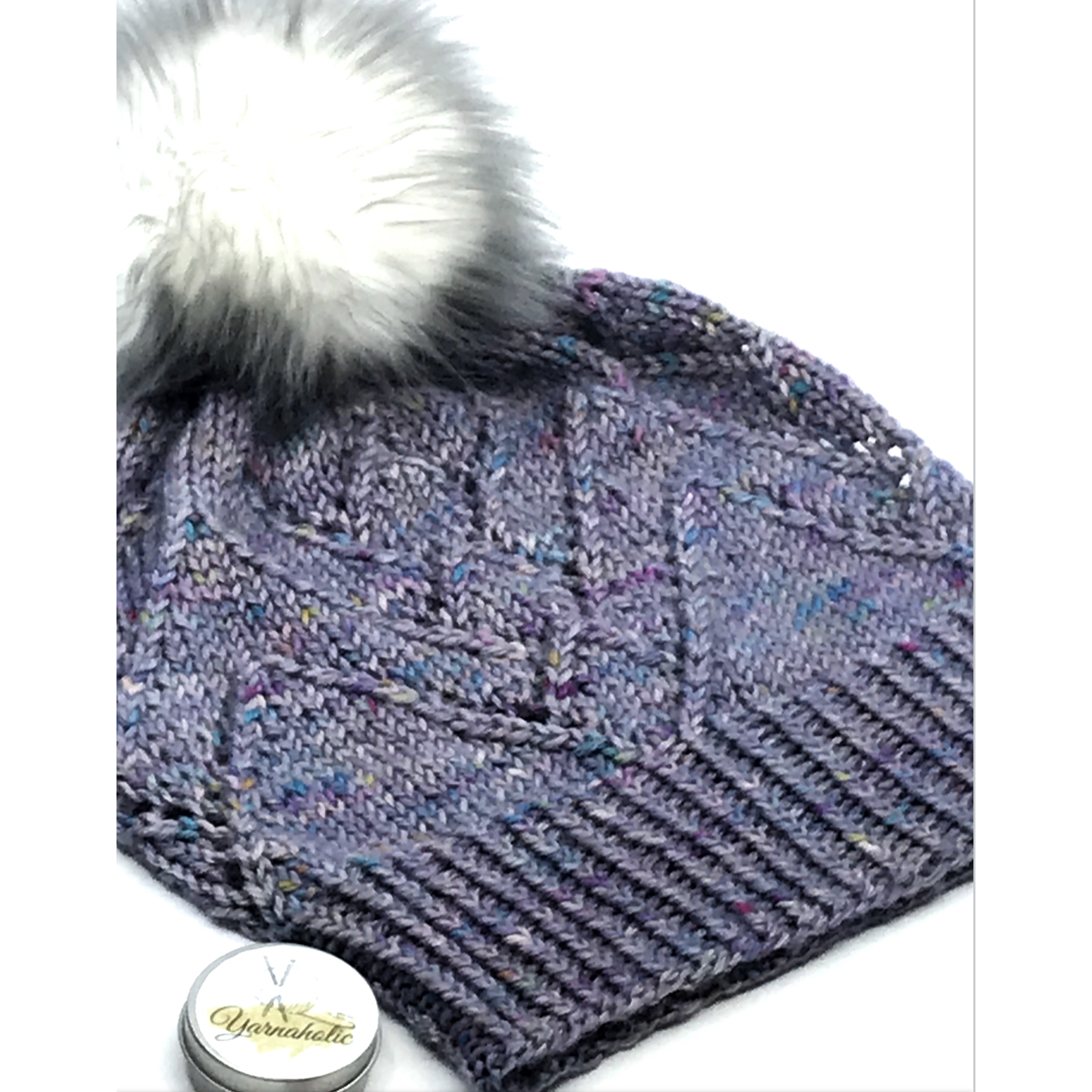 Peaks & Valleys Hat Pattern: Digital Download