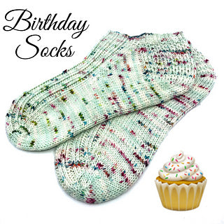 Birthday Socks Pattern: Digital Download
