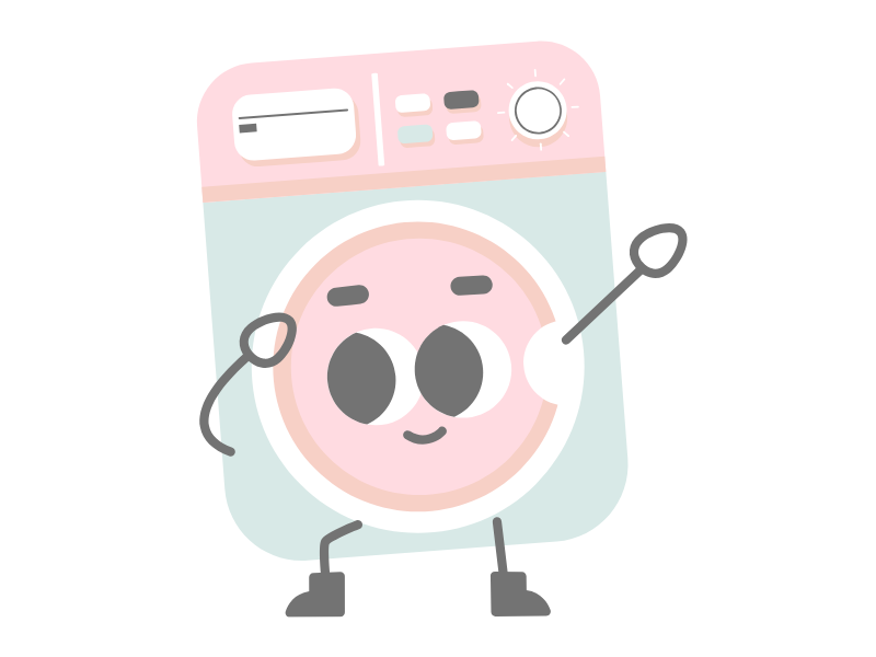 Washing machine illustration