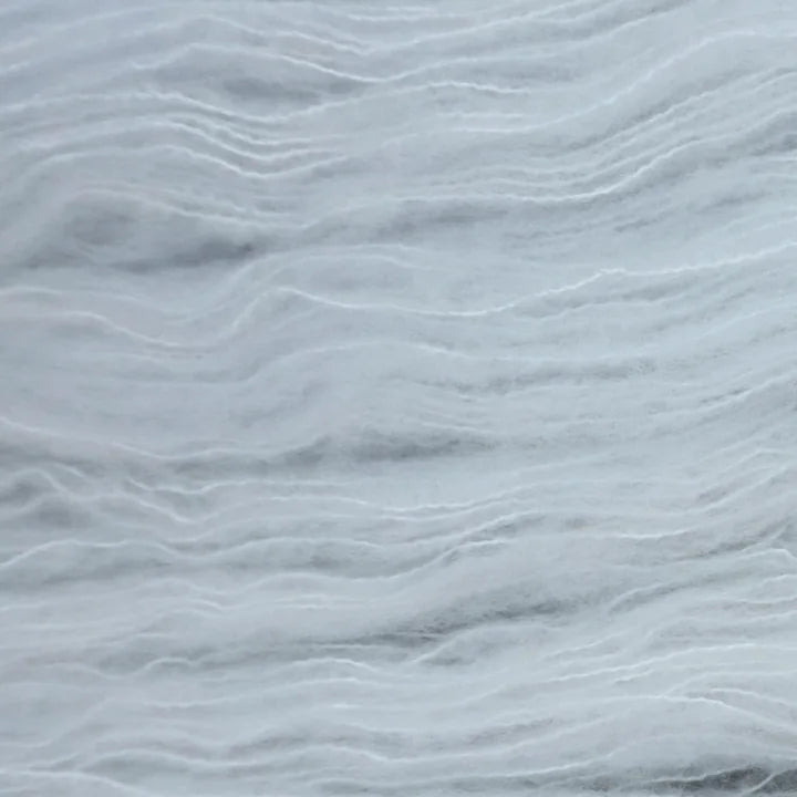 Vintage Denim Brushed Merino, close up